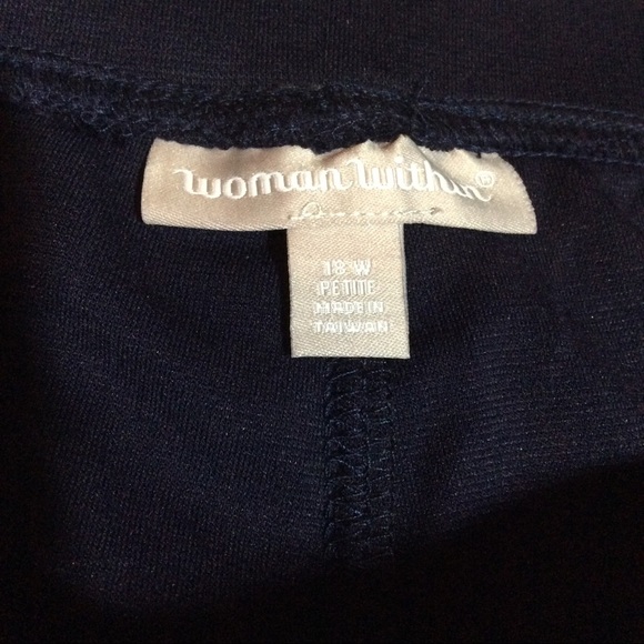 Woman Within NWOT Bootcut Stretch Pant, 18W Petite - Picture 3 of 4